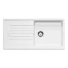 Blanco ZIA XL 6 S 1 Bowl Inset Silgranit Reversible Kitchen Sink - White - 517571 -Home Kitchen blanco zia 517571