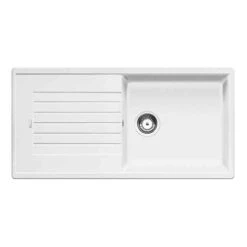Blanco ZIA XL 6 S 1 Bowl Inset Silgranit Reversible Kitchen Sink - White - 517571