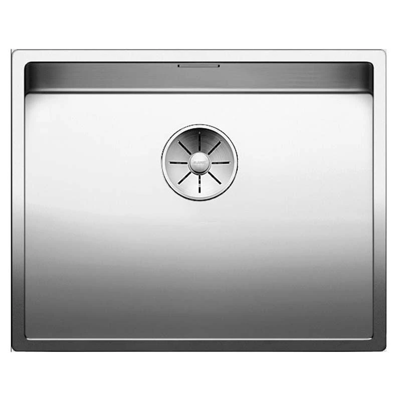 Blanco CLARON XL 60-U SteamerPlus 1 Bowl Undermount Stainless Steel Kitchen SInk With Manual InFino Waste - Satin Polish - 521596 4 Blanco CLARON XL 60-U SteamerPlus 1 Bowl Undermount Stainless Steel Kitchen SInk With Manual InFino Waste - Satin Polish - 521596 - Image 2