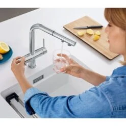 Blanco FONTAS-S II Filter Kitchen Mixer Tap With Pull-Out Hose - HP Chrome - 525198 -Home Kitchen blanco 525198 lifestyle2