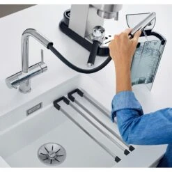 Blanco FONTAS-S II Filter Kitchen Mixer Tap With Pull-Out Hose - HP Chrome - 525198 -Home Kitchen blanco 525198 lifestyle3