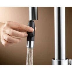 Blanco CARENA-S Vario Pull-Out Spout Silgranit Look Dual Finish Kitchen Tap - Volcano Grey - 526930 -Home Kitchen blanco 526930 lifestyle