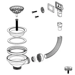 Blanco Waste Kit - BLBFK031