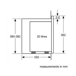 Bosch Series 4 BEL523MS0B Built-In Microwave Oven - Stainless Steel -Home Kitchen bosch bel523ms0b 5