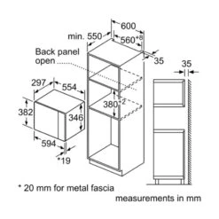 Bosch Series 4 BEL523MS0B Built-In Microwave Oven - Stainless Steel -Home Kitchen bosch bel523ms0b 8