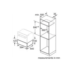 Bosch Series 6 BIC510NS0B 14cm Warming Drawer - Black -Home Kitchen bosch bic510ns0b 5