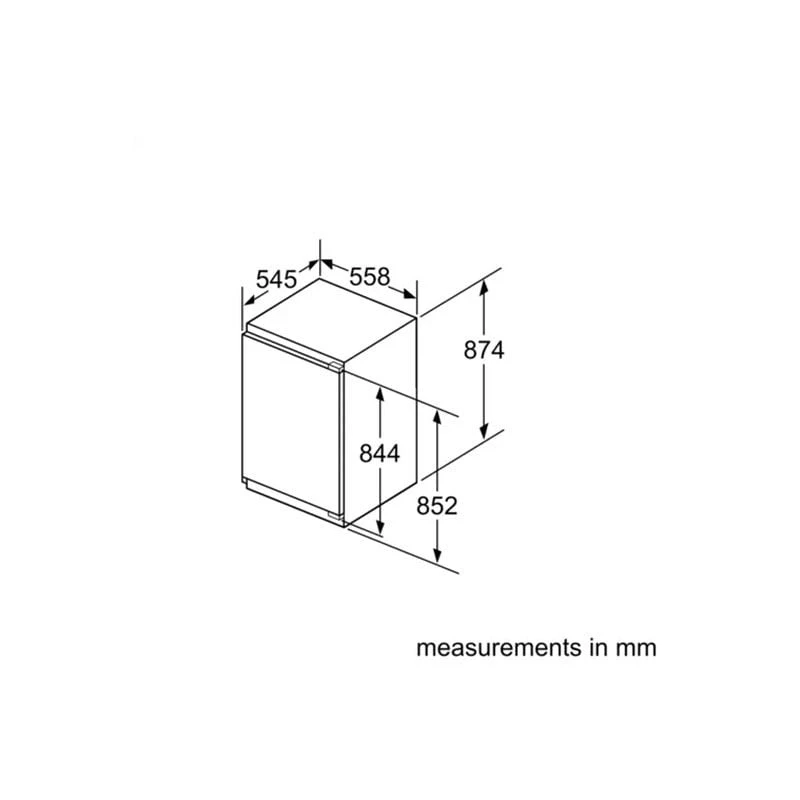 Bosch Series 6 GIV21AFE0 Built-In Low Frost Freezer - White 10 Bosch Series 6 GIV21AFE0 Built-In Low Frost Freezer - White - Image 8