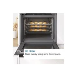 Bosch HBS534BB0B Series 4 Built-In Single Electric Oven - Black -Home Kitchen bosch hbs534bb0b 4