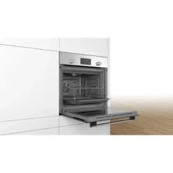 Bosch Series 2 Built-In Single Electric Oven - Brushed Steel - HHF113BR0B -Home Kitchen bosch hhf113br0b 3