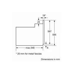 Bosch Series 2 Built-In Single Electric Oven - Brushed Steel - HHF113BR0B -Home Kitchen bosch hhf113br0b 7