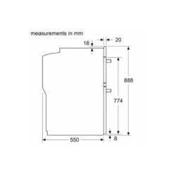 Bosch Series 6 MBA5575S0B Built-In Double Electric Oven - Stainless Steel -Home Kitchen bosch mba5575s0b 7