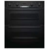 Bosch Series 4 Built-Under Double Electric Oven - Black - NBS533BB0B 2 Bosch Series 4 Built-Under Double Electric Oven - Black - NBS533BB0B -Home Kitchen bosch nbs533bb0b series 4 built under double oven