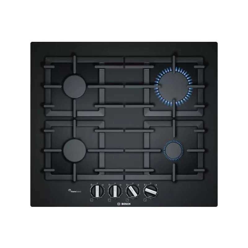 Bosch Series 6 PPP6A6B90 60cm Black Glass Gas Hob 3 Bosch Series 6 PPP6A6B90 60cm Black Glass Gas Hob