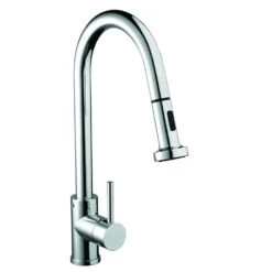 Bristan Apricot Professional Kitchen Mixer With Pull Out Spray, Chrome - APR PULLSNK C