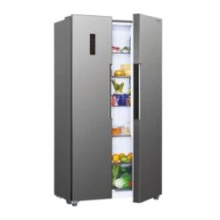 Candy CHSBSV 5172XK/N Freestanding American Fridge Freezer - Stainless Steel 15 Candy CHSBSV 5172XK/N Freestanding American Fridge Freezer - Stainless Steel -Home Kitchen c a candy chsbsv 5172xk n american fridge freezer open3