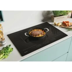Candy Comfort CIFS85MCTT/1 75cm Induction Hob - Black Glass -Home Kitchen c a candy cifs85mctt 1 75cm induction hob lifestyle3