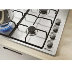 Candy Moderna CHW6LPX 60cm Gas Hob - Stainless Steel -Home Kitchen c a candy moderna chw6lpx 60cm gas hob controls