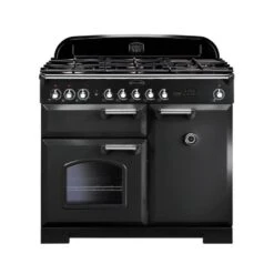 Rangemaster Classic Deluxe 100 Dual Fuel Charcoal Black - GB/IE - CDL100DFFCB/C
