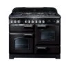 Rangemaster Classic Deluxe 110 Dual Fuel Black Chrome - CDL110DFFBL/C 1 Rangemaster Classic Deluxe 110 Dual Fuel Black Chrome - CDL110DFFBL/C -Home Kitchen c d cdl110dffblc
