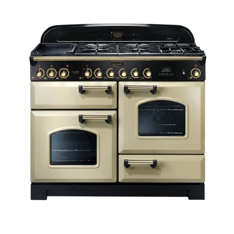 Rangemaster Classic Deluxe 110 Dual Fuel Cream Brass - CDL110DFFCR/B 3 Rangemaster Classic Deluxe 110 Dual Fuel Cream Brass - CDL110DFFCR/B
