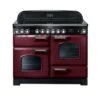 Rangemaster Classic Deluxe 110 Ceramic Cranberry Chrome - CDL110ECCY/C -Home Kitchen c d cdl110eccyc
