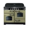 Rangemaster Classic Deluxe 110 Induction Olive Green Chrome - CDL110EIOG/C 2 Rangemaster Classic Deluxe 110 Induction Olive Green Chrome - CDL110EIOG/C -Home Kitchen c d cdl110eiogc