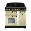Rangemaster Classic Deluxe 90 Induction Cream Brass - CDL90EICR/B -Home Kitchen c d cdl90eicrb