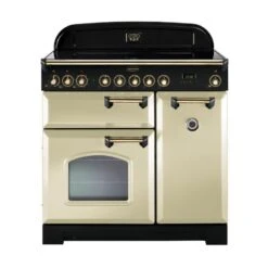 Rangemaster Classic Deluxe 90 Induction Cream Brass - CDL90EICR/B
