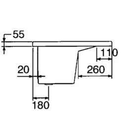 Thomas Denby Large Ceramic Laundry Sink - White - CLL -Home Kitchen c l cll 3