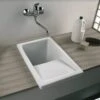 Thomas Denby Small Ceramic Laundry Sink - White - CLS 1 Thomas Denby Small Ceramic Laundry Sink - White - CLS -Home Kitchen c l cls