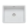 Rangemaster Rustique 598x462 1 Bowl Fire Clay Ceramic Kitchen Sink - White - CRUB5340WH/ -Home Kitchen c r crub5340wh