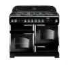 Rangemaster Classic 110 Dual Fuel Black Cooker CLAS110DFFBL/C -Home Kitchen clas110dffblc