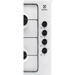 Electrolux KGS6404W 60cm GAS HOB - White -Home Kitchen e l electrolux kgs6404w control2