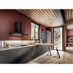 Elica Adéle 90cm Chimney Cooker Hood - Matt Black - ADELE-MATB-90 -Home Kitchen e l elica adele matb 90 2