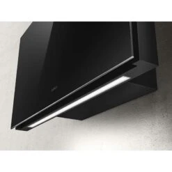 Elica Ascent 60cm Chimney Cooker Hood - Black Glass - PRF0101142B -Home Kitchen e l elica ascent blk 60 2