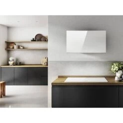 Elica Ascent 60cm Chimney Cooker Hood - Black Glass - PRF0101142B -Home Kitchen e l elica ascent blk 60 3