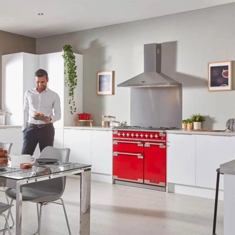 Rangemaster Elise 110cm Induction Range Cooker - Cherry Red - ELS110EIRD/ 4 Rangemaster Elise 110cm Induction Range Cooker - Cherry Red - ELS110EIRD/ - Image 2