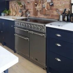 Rangemaster Elise 90cm Dual Fuel Range Cooker - Stainless Steel - ELS90DFFSS/ -Home Kitchen e l els90dffss 3