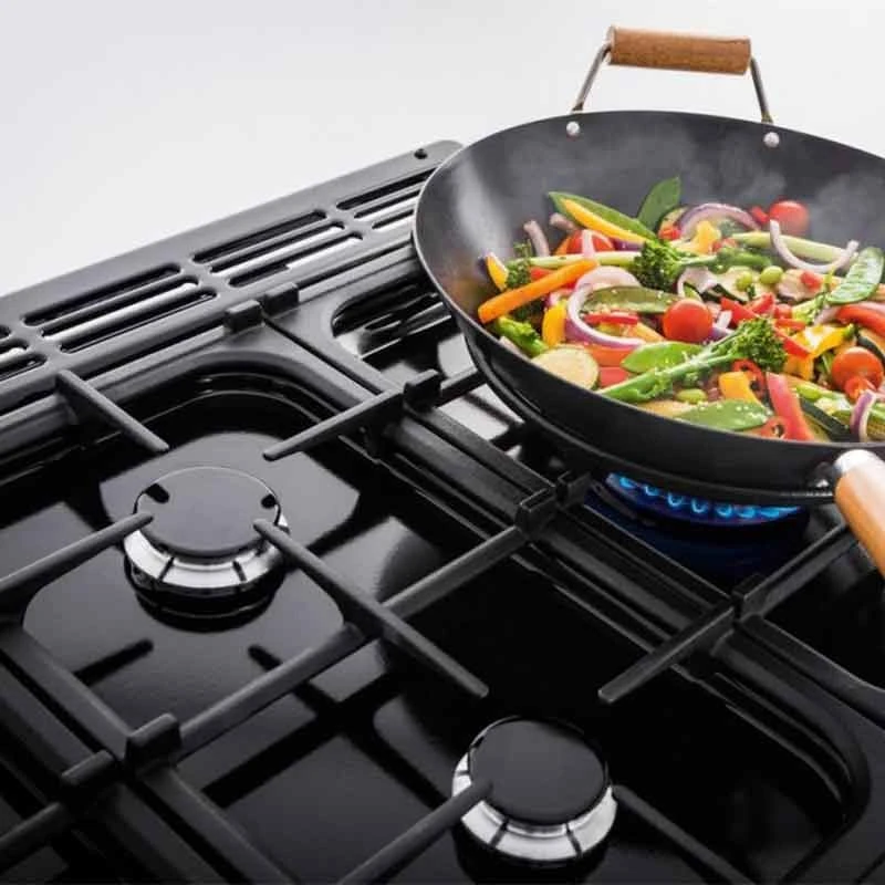 Rangemaster Encore Deluxe 100cm Dual Fuel Range Cooker - Black/Chrome - EDL100DFFBL/C 7 Rangemaster Encore Deluxe 100cm Dual Fuel Range Cooker - Black/Chrome - EDL100DFFBL/C - Image 5