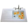 Villeroy & Boch Provence 1 Bowl Reversible Ceramic Kitchen Sink & Drainer - White - EV6738 2 Villeroy & Boch Provence 1 Bowl Reversible Ceramic Kitchen Sink & Drainer - White - EV6738 -Home Kitchen e v ev6738