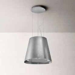 Elica PRF0147730A Juno Urban 50cm Island Cooker Hood - Zinc