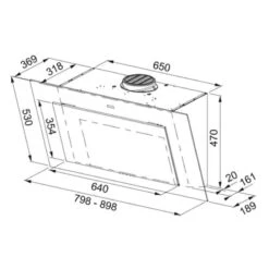 Franke Maris Matt Pro 90cm Angled Wall Cooker Hood FMA PRO 907 MATT - Matt Black - 330.0682.355 -Home Kitchen f r franke maris matt pro 3300682355 dimensions