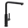Franke Tessuto Single Lever L-Spout Tap - Matt Black - 115.0691.516 -Home Kitchen f r franke tessuto 1150691516