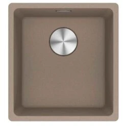 Franke Maris 1 Bowl Undermount Fragranite Kitchen Sink MRG 110-37 - Oyster - 125.0688.502