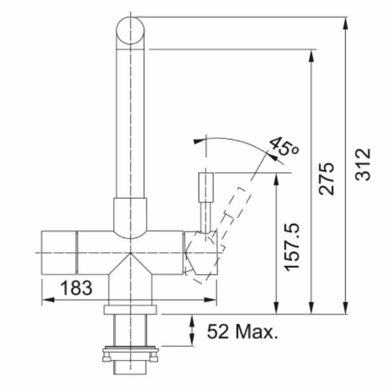 Franke Minerva Mondial 4-in-1 Electronic Kitchen Tap - Copper - 119.0625.348 7 Franke Minerva Mondial 4-in-1 Electronic Kitchen Tap - Copper - 119.0625.348 - Image 5