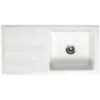 RAK Ceramics Gourmet Sink 4 - Single Bowl Kitchen Sink With Reversible Drainer - GOSINK4V2 -Home Kitchen g o gosink4v2