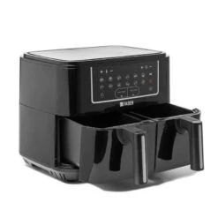 Haden 9 Litre (2 X 4.5L) Dual Basket Air Fryer - 206978 -Home Kitchen h a haden dual air fryer 206978 2