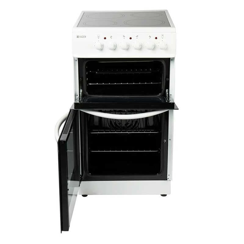 Haden HE50DOMW 50cm Double Oven With Ceramic Hob - White - HE50DOMW 4 Haden HE50DOMW 50cm Double Oven With Ceramic Hob - White - HE50DOMW - Image 2