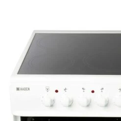 Haden HE50DOMW 50cm Double Oven With Ceramic Hob - White - HE50DOMW 10 Haden HE50DOMW 50cm Double Oven With Ceramic Hob - White - HE50DOMW -Home Kitchen h a haden he50domw 3
