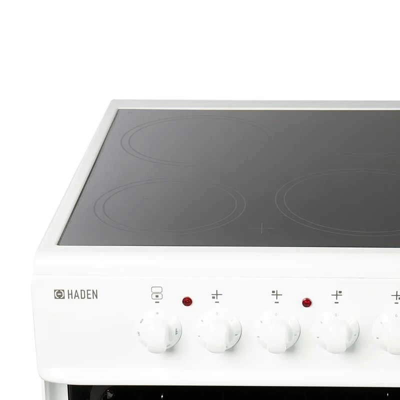 Haden HE50DOMW 50cm Double Oven With Ceramic Hob - White - HE50DOMW 6 Haden HE50DOMW 50cm Double Oven With Ceramic Hob - White - HE50DOMW - Image 4
